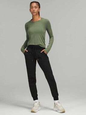 lululemon athletica Black Dance Studio Mid-Rise Joggers Black Size 0